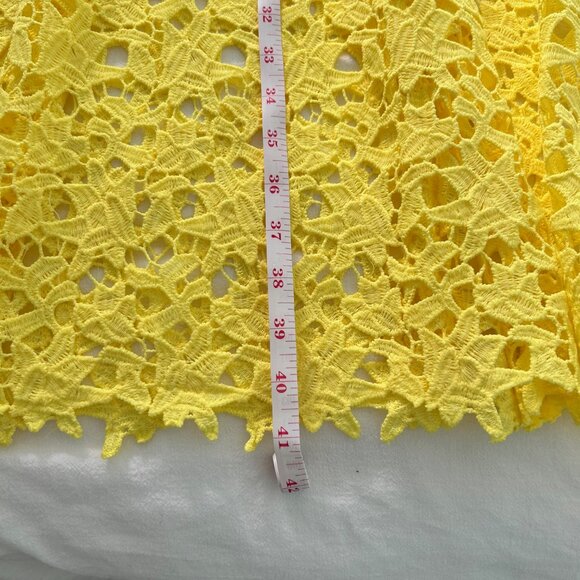 Yellow lace summer dress - Picture 6 of 9